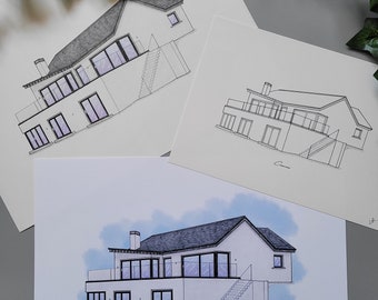 A4 House illustration