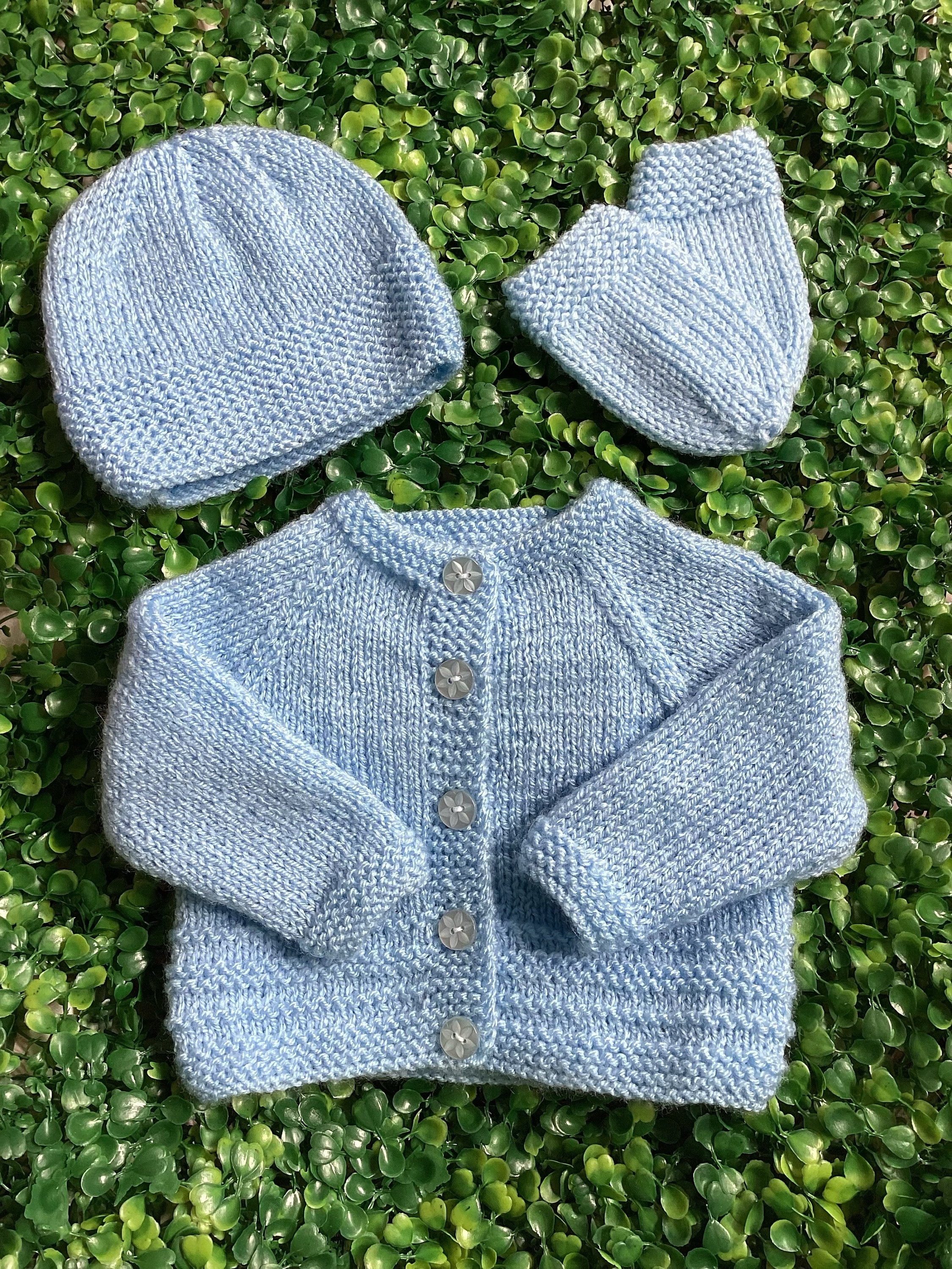 Hand knitted baby top cardigans for sale