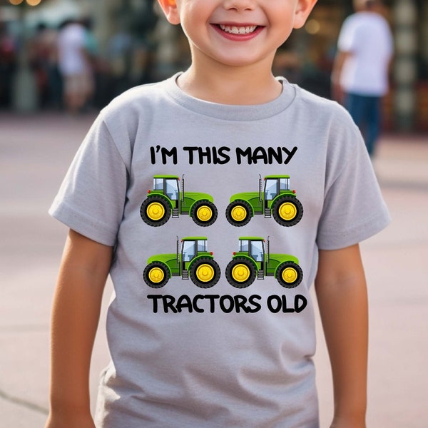 Tractor Shirt Toddler Boy Etsy
