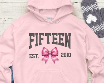 Custom Cute Bow Birthday shirt, Official Teenager University Girls Birthday Party shirt, Bow Birthday Sweatshirt, 100877