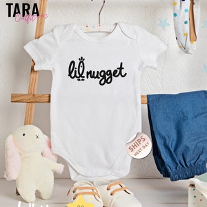 Lil Nugget Bodysuit , Baby Shower Gift , Pregnancy Announcement , 2000147