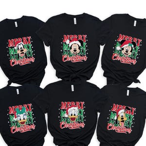 Mickey and Friends matching Shirt, disney shirt, Mickey and Friends Christmas shirts, Disney Christmas Shirt, Christmas Party Shirt, 400138