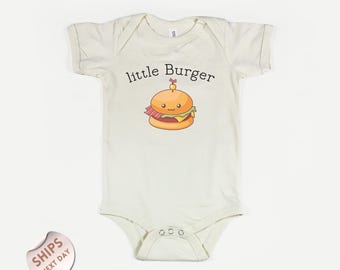 Body de bebé con estampado de hamburguesa, ropa de bebé con estampado de hamburguesa, conjunto de bebé con estampado de hamburguesa con queso, camiseta divertida para bebé amante de la comida, regalo para baby shower, 2000788