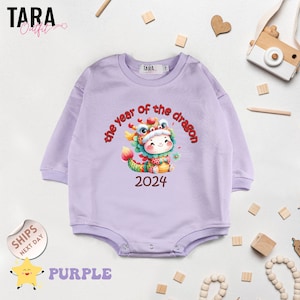 Chinese the year of the Dragon Baby Bodysuit , cute baby Dragon , baby clothes , zodiac baby outfit , baby shower gift , Baby Gift , 2000340