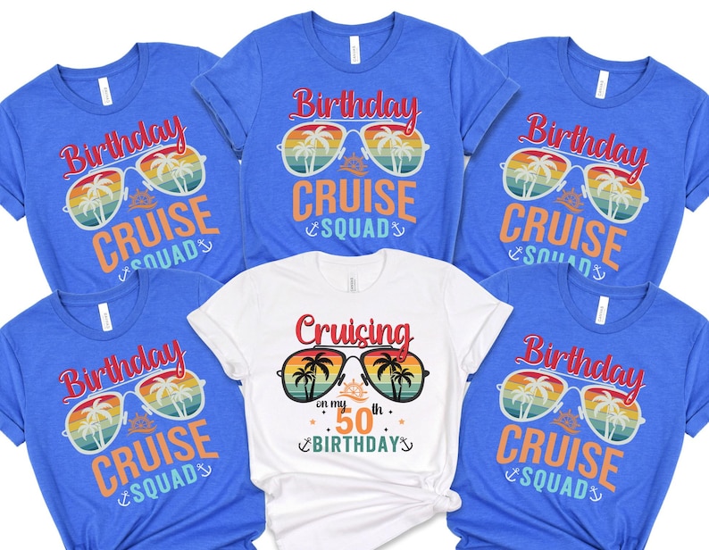 Birthday Cruise Custom Shirt, Matching Birthday Cruise Shirt, Birthday trip, Birthday Cruise Squad shirt, Birthday Cruise Crew Shirt, 400215