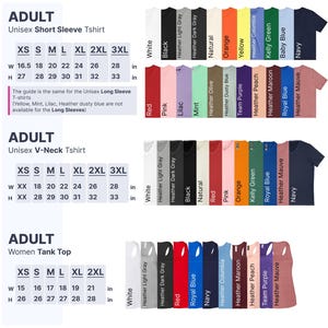 a women's short sleeved shirt sizes chart