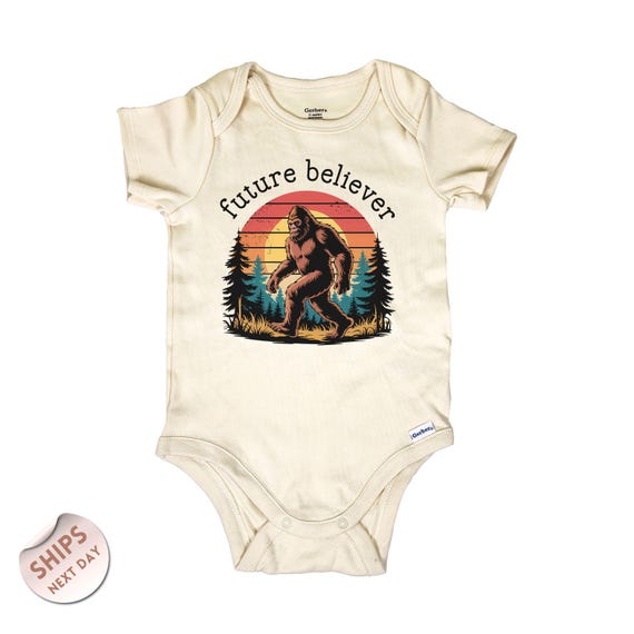 Baby Squatch Baby Onesie®, Cute Sasquatch Baby Shirt, Baby Bigfoot, Cute Fantasy Toddler Shirts, Baby Shower Gift, 2001089