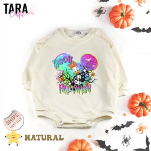 Disney Mickey Friends Halloween baby Bodysuit, Mickey and Friends Baby Sweater, Disney Halloween Romper, Halloween Baby Shower Gift, 2000443