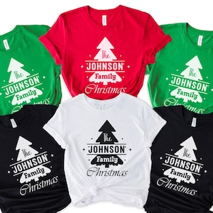 Custom Family Christmas Matching shirt, Pajama Shirt Design, Christmas custom shirts, family Christmas tees, Christmas party tees, 400345