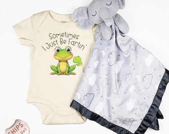 Sometimes I Just Be Fartin' Baby Onesie®and blanket, Funny Baby Bodysuit, Funny Baby Onesies®, Cute Kid Shirt, Baby Shower Gift, 2001186