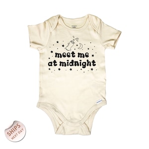 Meet Me At Midnight Baby Bodysuit, Midnight Baby Romper, Baby Gift, Baby Shower Gift, 2000186