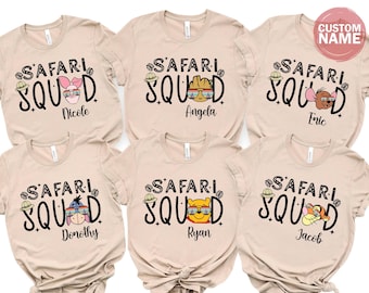 Custom Disney All Character Animal Kingdom Shirts, Personalized Safari Family Matching Shirts, Characters Family Sunglass Shirts, 101002