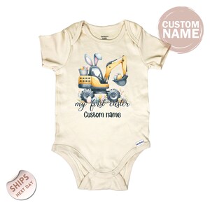 personalized First Easter Baby Onesie®, Baby&#39;s first Easter Romper, Easter Baby Outfit, Baby Shower Gift, 2000687