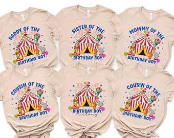 Circus Birthday Shirt, Carnival Circus Birthday outfit, Carnival Birthday Family Shirt, Birthday Shirt, Matching Circus Birthday Tee, 400315