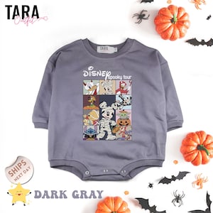 Disney Spooky Tour Baby Bodysuit , Mickey And Friends Halloween Bodysuit, Mickey Halloween Baby Sweater, baby shower gift, 2000450