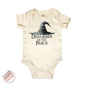 Disturber Of The Peace Baby Onesie®, Announcement Baby Bodysuit, Second Breakfast? Onesie®, Cute Baby Clothe, Baby Shower Gift, 2001122