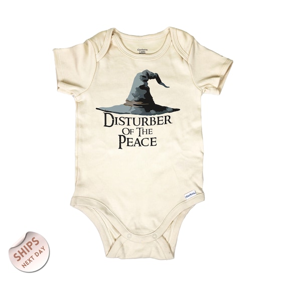 Disturber Of The Peace Baby Onesie®, Announcement Baby Bodysuit, Second Breakfast? Onesie®, Cute Baby Clothe, Baby Shower Gift, 2001122
