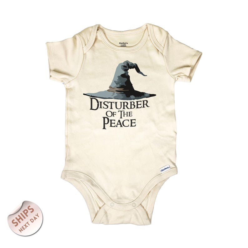 Disturber Of The Peace Baby Onesie®, Announcement Baby Bodysuit, Second Breakfast? Onesie®, Cute Baby Clothe, Baby Shower Gift, 2001122