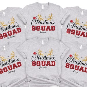 Matching Family Christmas Squad Shirts, Christmas Squad matching shirts 2025, Custom Christmas Tee, Family Christmas Squad Shirt for, 400344