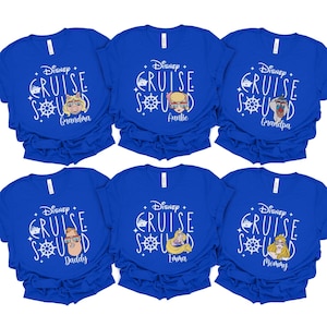 Disney Cruise Squad 2025 Shirt, 2025 Disney Character Cruise Family Matching Shirts, Adults Disney Cruise with Custom Names Shirts, 100906