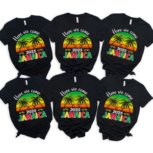 Jamaica Vacation Matching shirts, Here We Come Jamaica shirts, Jamaica Family shirts, Jamaica 2025 Trip , Jamaica Family Vacation ,400176