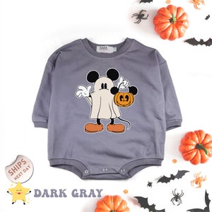 Mouse Spooky Baby Bodysuit, Autumn Spooky Vibes , Minnie Ghost Romper, Mickey Boo , Disney Spooky Bodysuit , Baby Shower Gift , 2000333