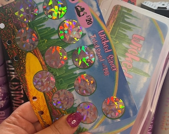 WICKED Scratch & Save Challenge | Laminated Savings Tracker