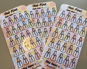 Nagel Fund Spar-Challenge | Laminierter Geldbeutel-Tracker