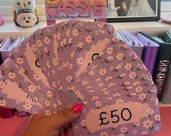 Laminated Daisy Cash Wallet Tracker: A6 Budget Binder Inserts
