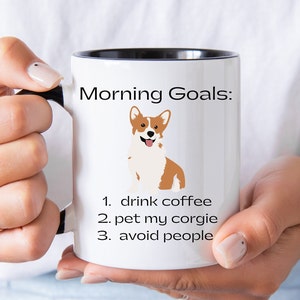 Corgi Coffee Mug, Welsh Corgi Coffee Mug, dog mugs, cute dog mugs, Corgi mugs, dog lovers mug, funny dog mugs, corgi lover gifts, dog mug