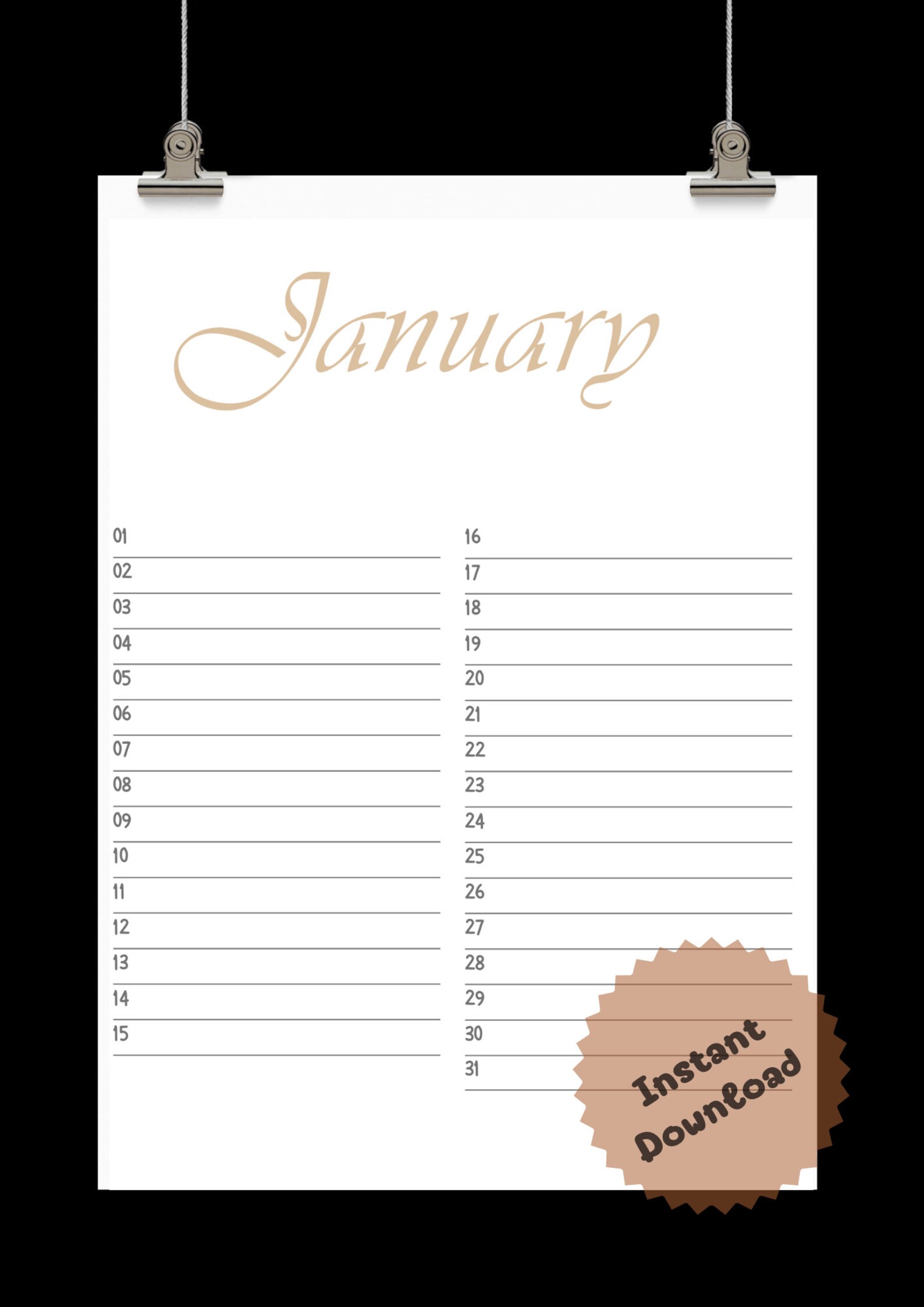 Dates Notepage Calendar Clipboard PDF Monthly Notes Organised Pdf Calendar Office Note ...