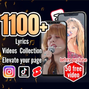 Discover Viral Lyrics Video Magic: Ultimate Collection for TikTok, YouTube Shorts, and Instagram Reels - 1100+ Captivating Digital Videos.
