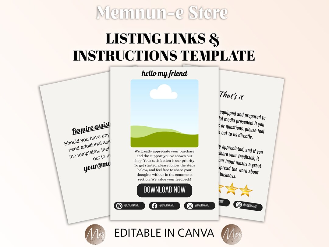 Digital Product Instruction Templates for Seamless Customer Experience ...