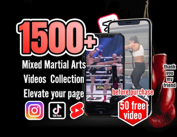 1500+ Viral Fight Videos for Social Media: Elevate TikTok, YouTube Shorts, Instagram Reels & Stories, MMA, Boxing, Martial Arts Content Pack
