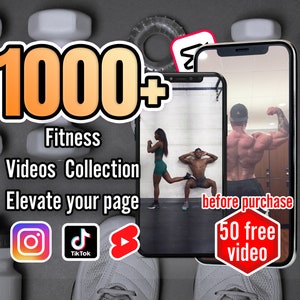 1000+ Premium Fitness Videos for Maximizing Your Social Media Impact on TikTok, YouTube Shorts, and Instagram Reels - Videos for Influencers