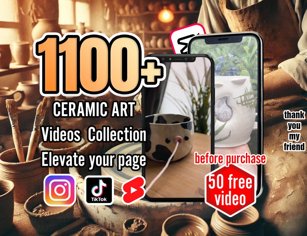 1100+ Ceramic Art &amp; Pottery Videos | Viral Tiktok, Best Instagram Reels Youtube Shorts | Digital ...