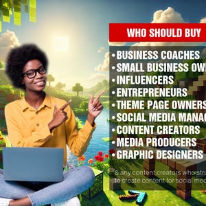 1300+ beheerde Minecraft-video's voor TikTok, YouTube-shorts, Instagram-reels | Bewerkbare CapCut- en canva-sjablonen afbeelding 3