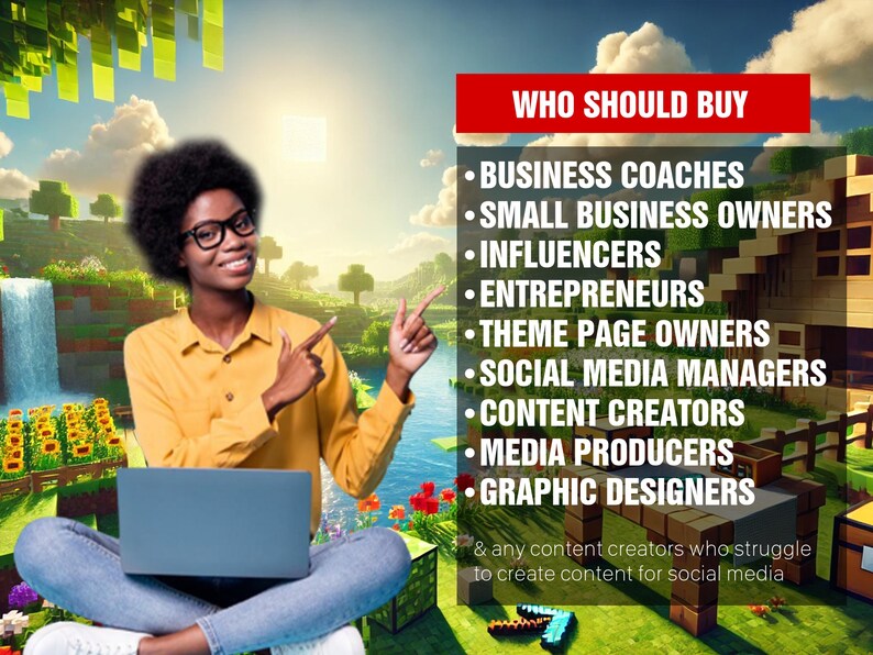 1300+ beheerde Minecraft-video's voor TikTok, YouTube-shorts, Instagram-reels | Bewerkbare CapCut- en canva-sjablonen afbeelding 3