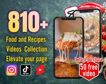 810+ High-Quality Food, Recipe & Mukbang Videos for TikTok, YouTube Shorts and Instagram | Engage Audience with Viral Video Content | HD 4K