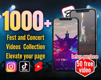 Elevate Your TikTok, YouTube Shorts, Instagram with 1000+ Luxurious Lifestyle Videos | Engage Audiences with Festival & Concert Clips | gift