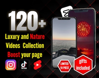 Elevate Your Social Media Presence Affordable Luxury, Nature, and Motivation Videos for Instagram, YouTube Shorts, TikTok | digital download
