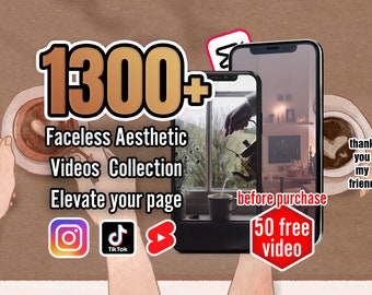 Captivating Digital Video Collection for TikTok, YouTube Shorts, Instagram Stories & Reels - Over 1300+ Aesthetic, Viral Content Videos