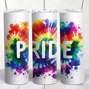 Rainbow Pride 20oz skinny tumbler png sublimation design download, LGBTQ+ tumbler png, sublimate designs download, Pride Design