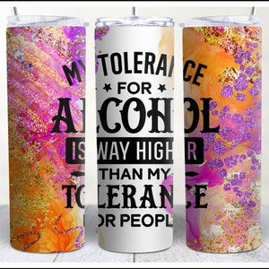 Mager 20 oz Becher Wrap Design, lustige Becher Design PNG, Mager Becher Sublimation Design, Alkohol Becher PNG
