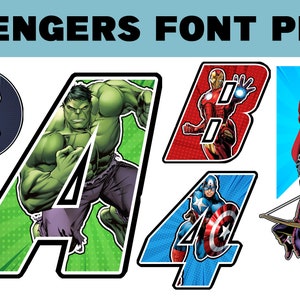Superheld Alphabete Verschiedene Hintergründe Png, Superheld Buchstaben Png, Superheld Geburtstagsbanner Png, Superheld Schrift Clipart, Superheld
