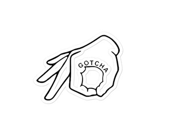 Gotcha Decal - Etsy