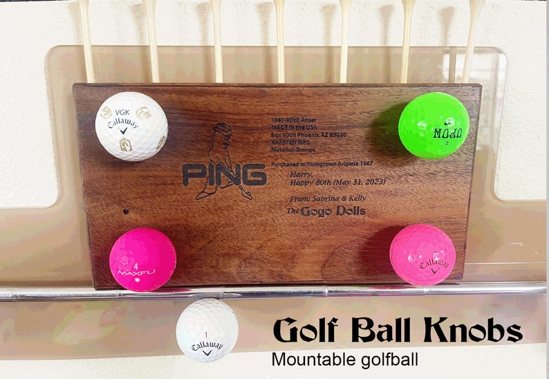 Golf Ball Knobs Etsy