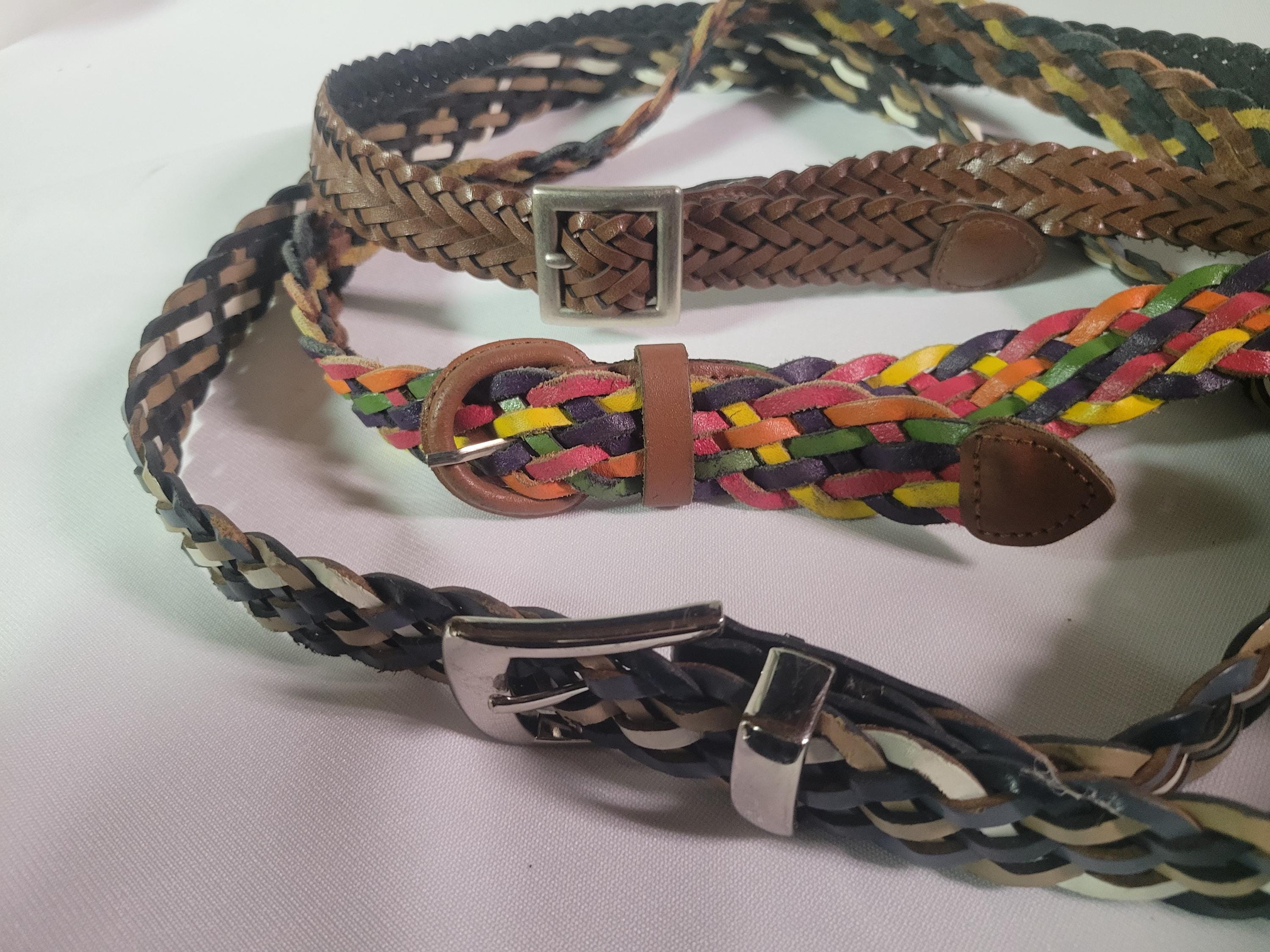 80s Braid Belt - Etsy