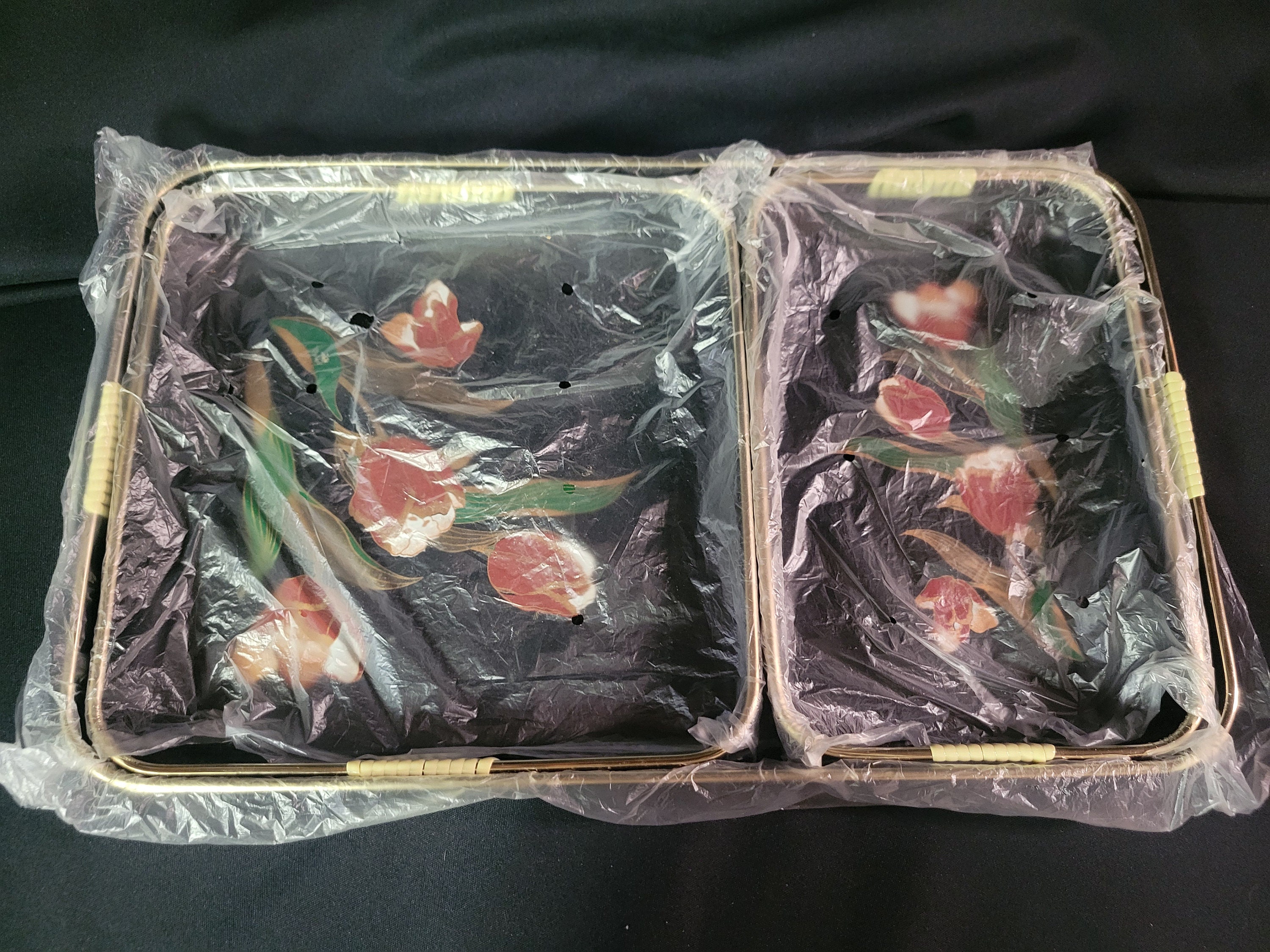 ネイパ詰め合わせ Japanese Decorative Nesting Trays Set of 3 Mid Century