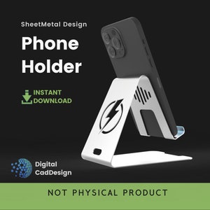 Smartphone Holder, phone holder Digital DXF File for laser cutting, Not Physical Item, Maker CNC, Instant Download